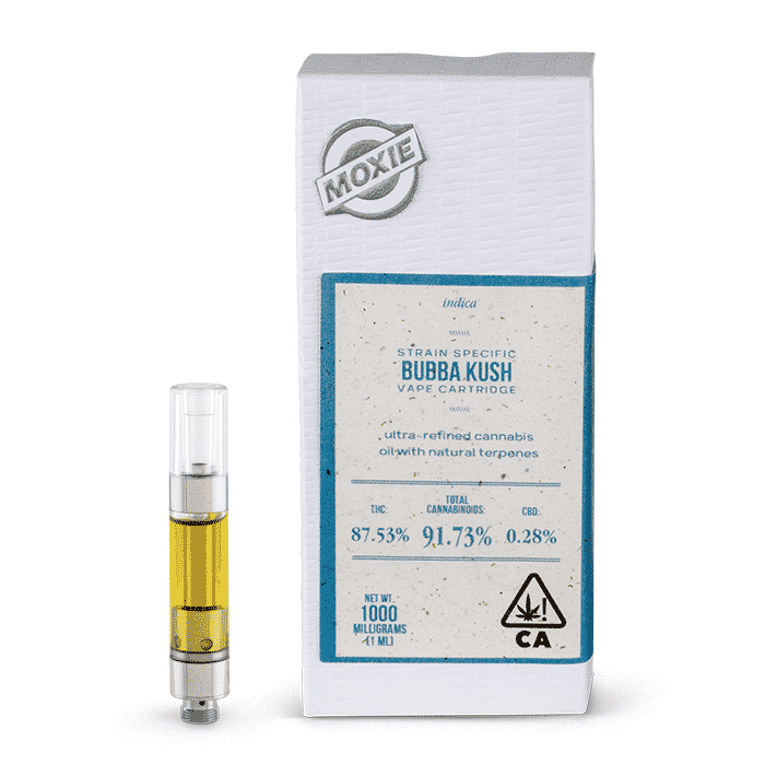 BUBBA KUSH STRAIN 1G D9 OIL VAPE CART